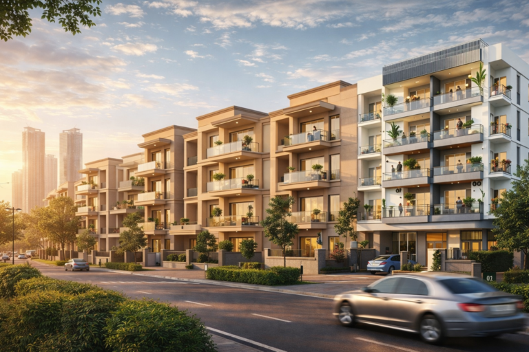 Low-rise luxury residential buildings in Sector 70A Gurgaon